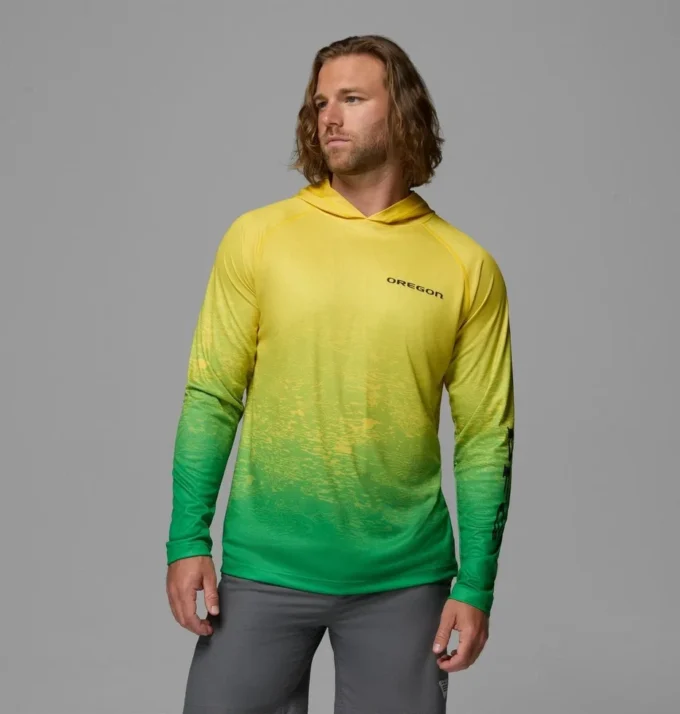 Sudadera con capucha Collegiate PFG Super Terminal Tackle™ para hombre – Oregon