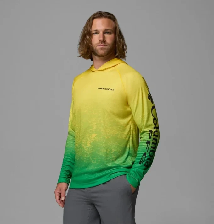 Sudadera con capucha Collegiate PFG Super Terminal Tackle™ para hombre – Oregon