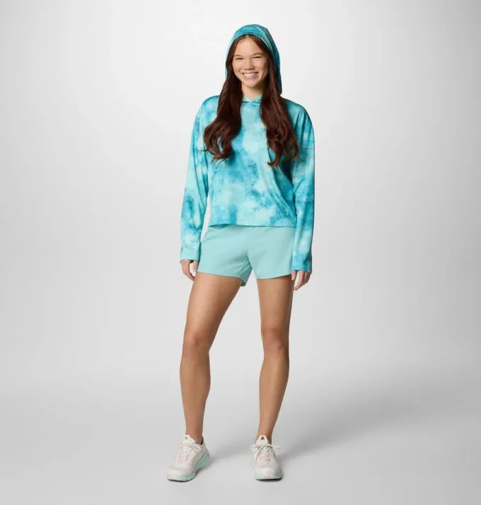Sudadera con capucha estampada PFG Solar Stream™ para mujer Sudadera con capucha estampada PFG Solar Stream™ para mujer