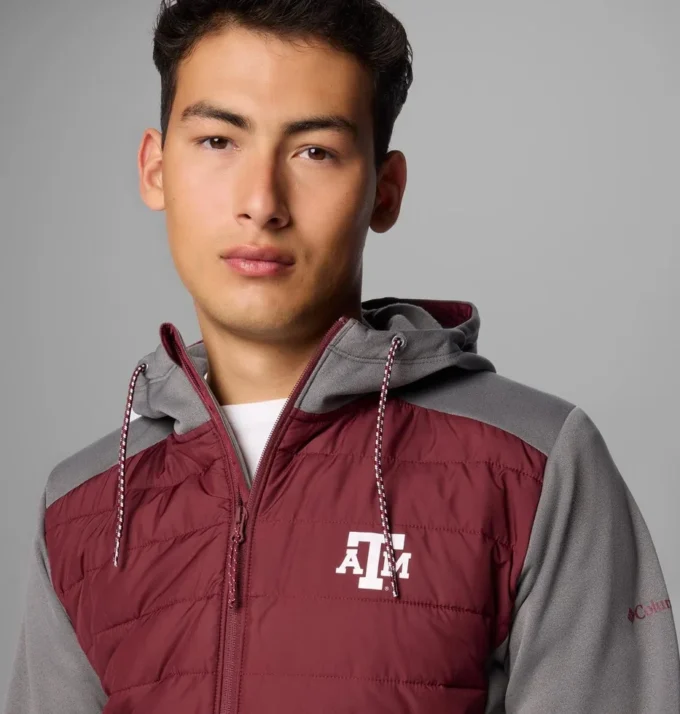 Sudadera con capucha híbrida Out-Shield™ para hombre – Texas A&M Sudadera con capucha híbrida Out-Shield™ para hombre – Texas A&M