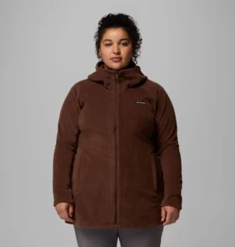 Sudadera con capucha larga de forro polar Benton Springs™ II para mujer – Tallas grandes