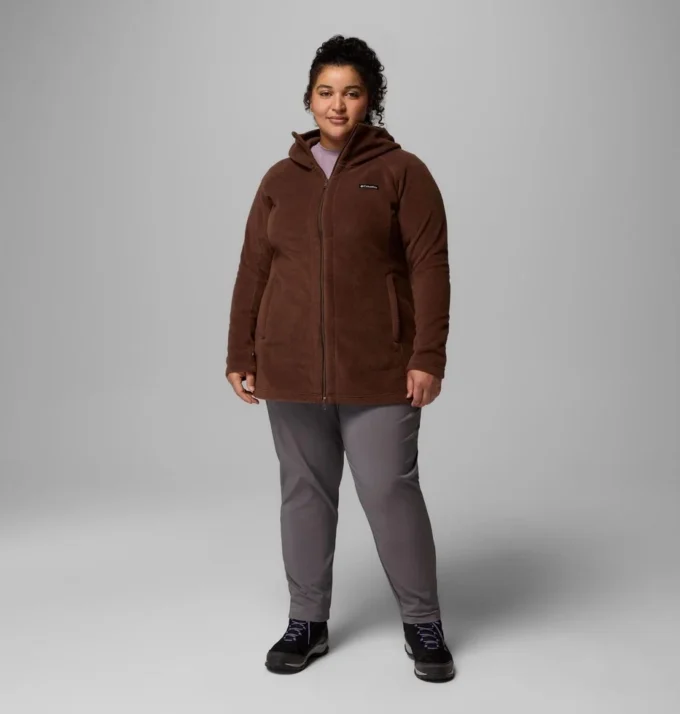 Sudadera con capucha larga de forro polar Benton Springs™ II para mujer – Tallas grandes