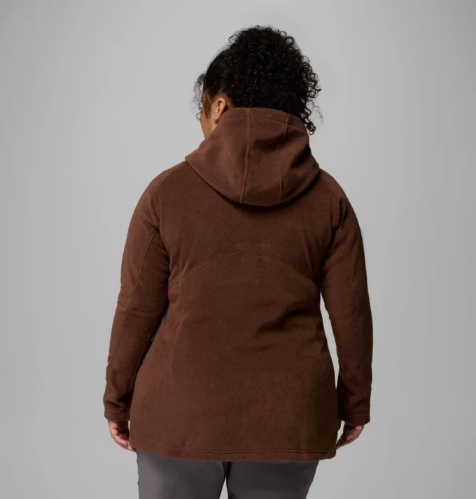 Sudadera con capucha larga de forro polar Benton Springs™ II para mujer – Tallas grandes