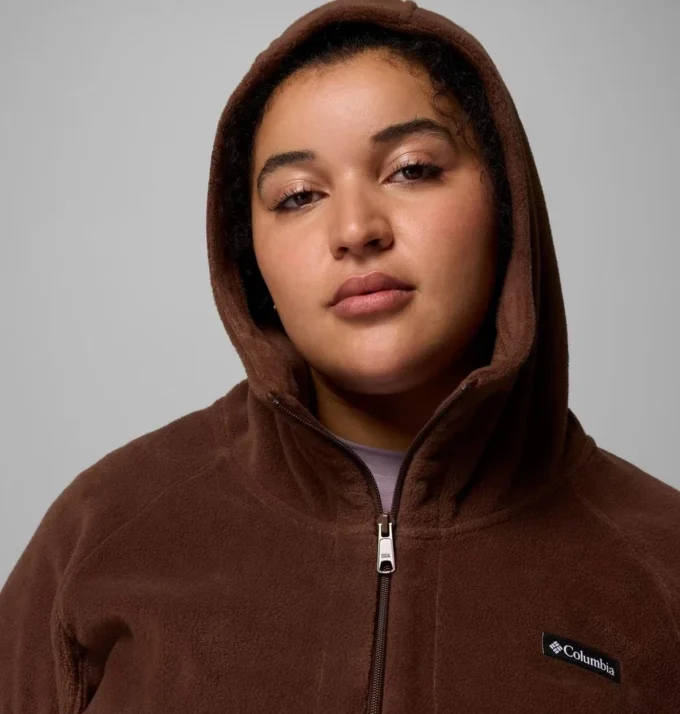 Sudadera con capucha larga de forro polar Benton Springs™ II para mujer – Tallas grandes