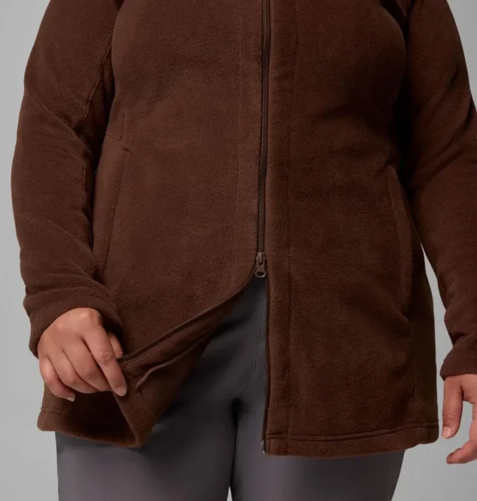 Sudadera con capucha larga de forro polar Benton Springs™ II para mujer – Tallas grandes