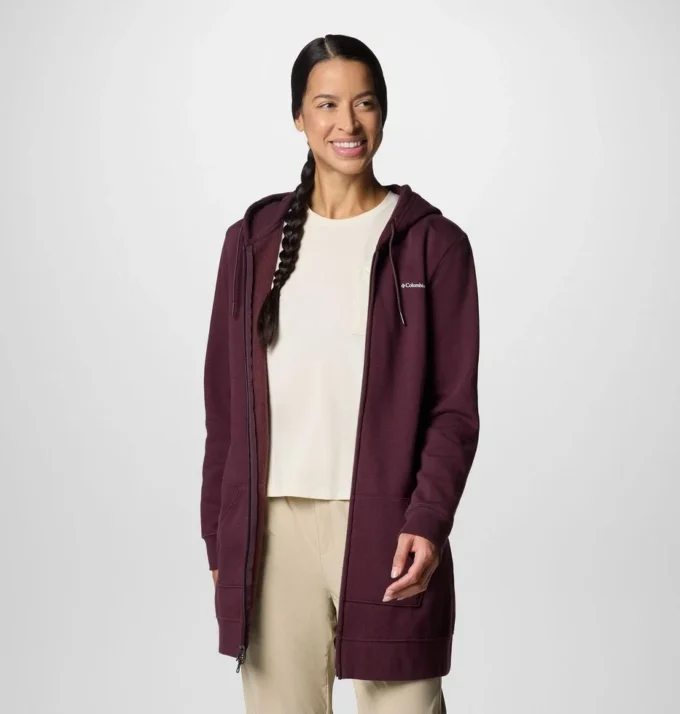 Sudadera con capucha larga y cremallera completa Burr Trail™ para mujer Sudadera con capucha larga y cremallera completa Burr Trail™ para mujer