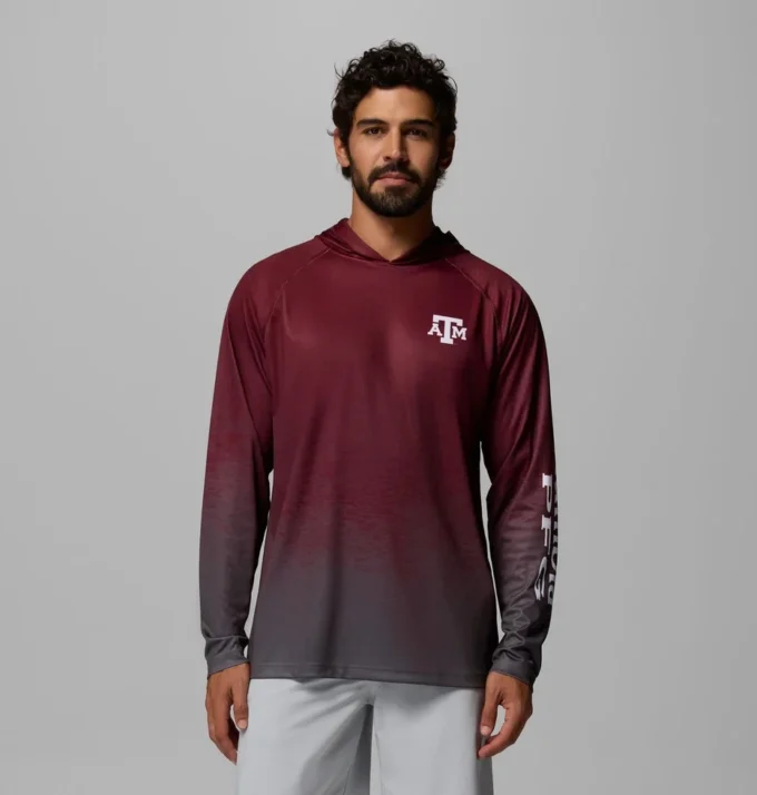 Sudadera con capucha PFG Super Terminal Tackle™ para hombre – Texas A&M Sudadera con capucha PFG Super Terminal Tackle™ para hombre – Texas A&M