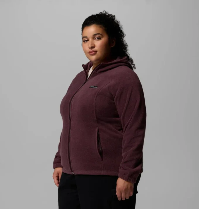 Sudadera con capucha y cremallera completa Benton Springs™ para mujer – Tallas grandes