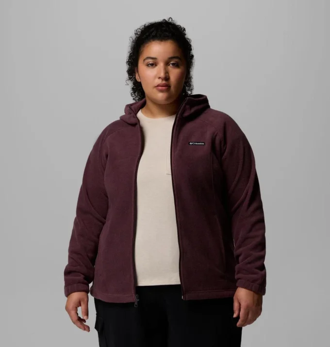 Sudadera con capucha y cremallera completa Benton Springs™ para mujer – Tallas grandes