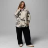 Sudadera con capucha y cremallera completa estampada Women Winter Warmth™ – Talla grande Sudadera con capucha y cremallera completa estampada Women Winter Warmth™ – Talla grande