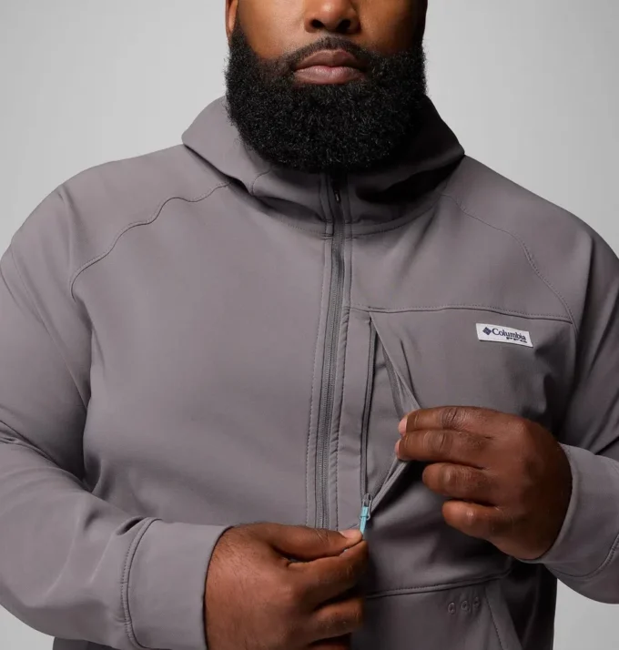 Sudadera con capucha y cremallera completa Hydroforce™ para hombre – Talla grande Sudadera con capucha y cremallera completa Hydroforce™ para hombre – Talla grande