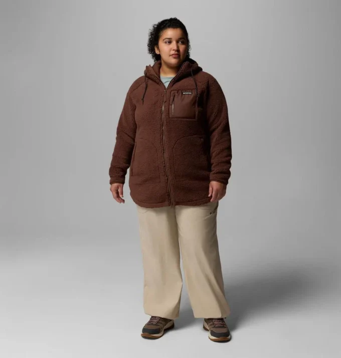 Sudadera con capucha y cremallera completa Women Winter Warmth™ – Tallas grandes Sudadera con capucha y cremallera completa Women Winter Warmth™ – Tallas grandes