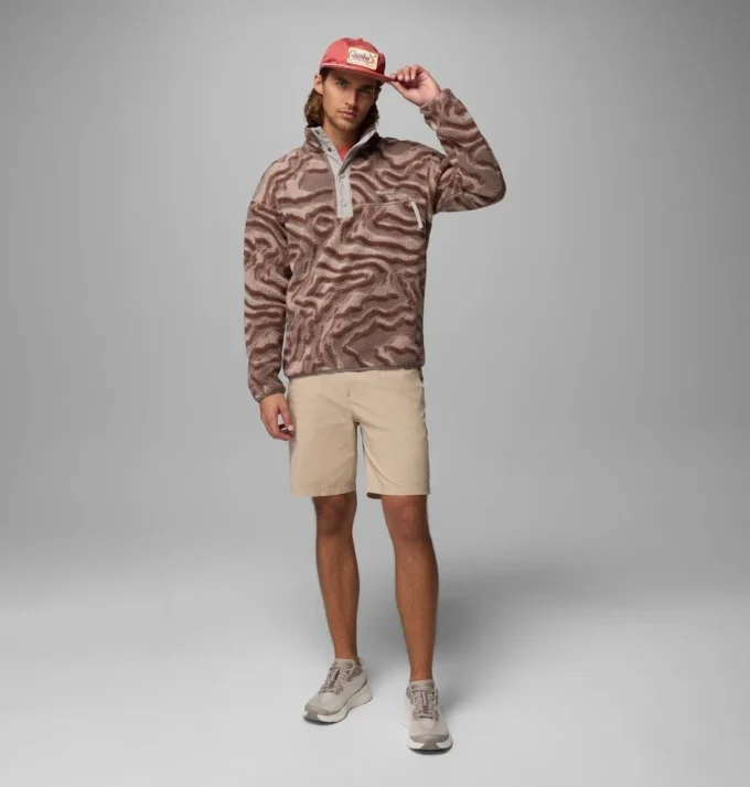 Sudadera con capucha y estampado Helvetia™ II para hombre con medio broche Sudadera con capucha y estampado Helvetia™ II para hombre con medio broche