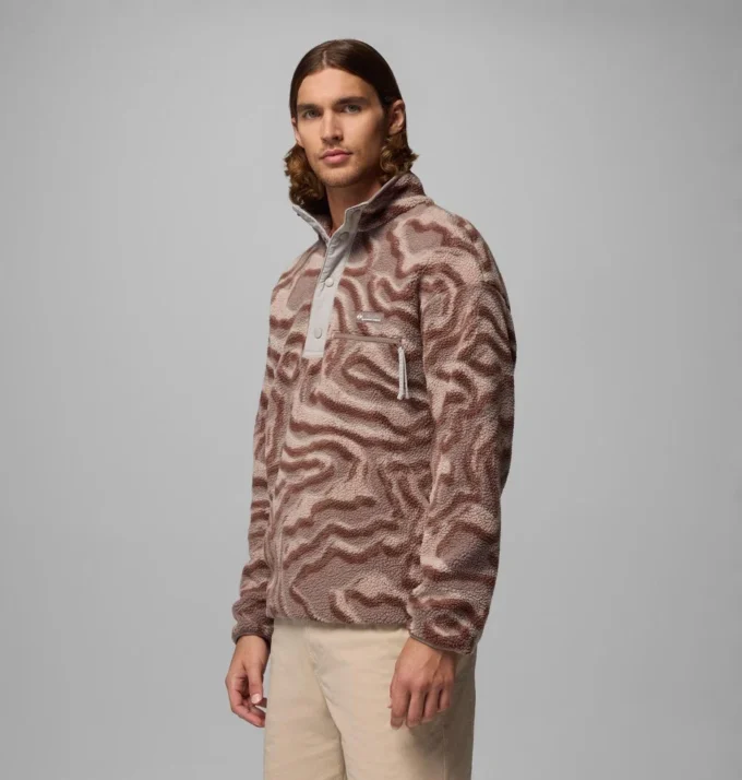Sudadera con capucha y estampado Helvetia™ II para hombre con medio broche Sudadera con capucha y estampado Helvetia™ II para hombre con medio broche