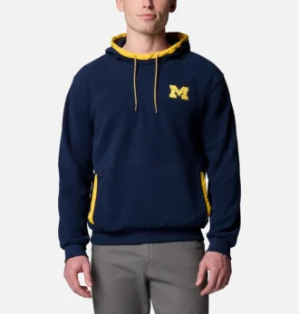 Sudadera con capucha y forro polar Collegiate Flanker™ para hombre – Michigan