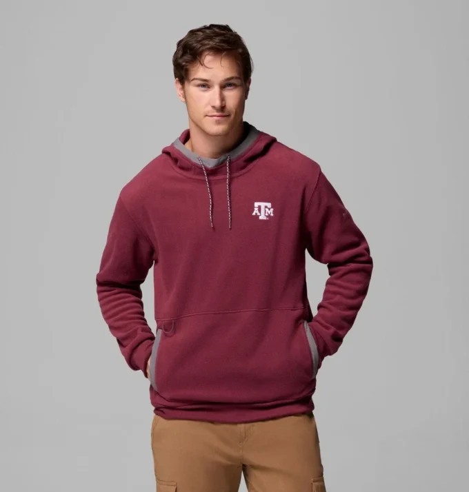 Sudadera con capucha y forro polar Flanker™ para hombre – Texas A&M