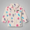 Sudadera con cremallera completa y estampado Castle Dale™ para niñas bebés
