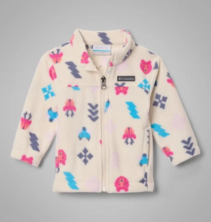 Sudadera con cremallera completa y estampado Castle Dale™ para niñas bebés
