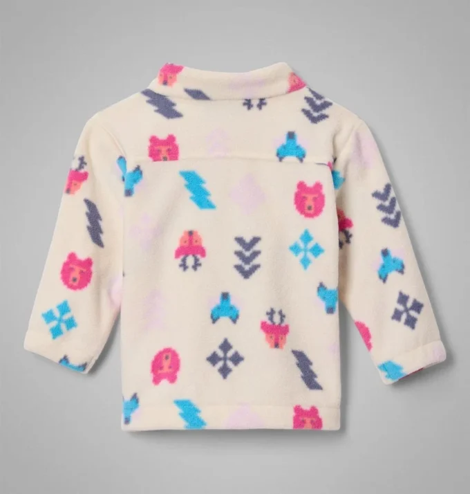 Sudadera con cremallera completa y estampado Castle Dale™ para niñas bebés