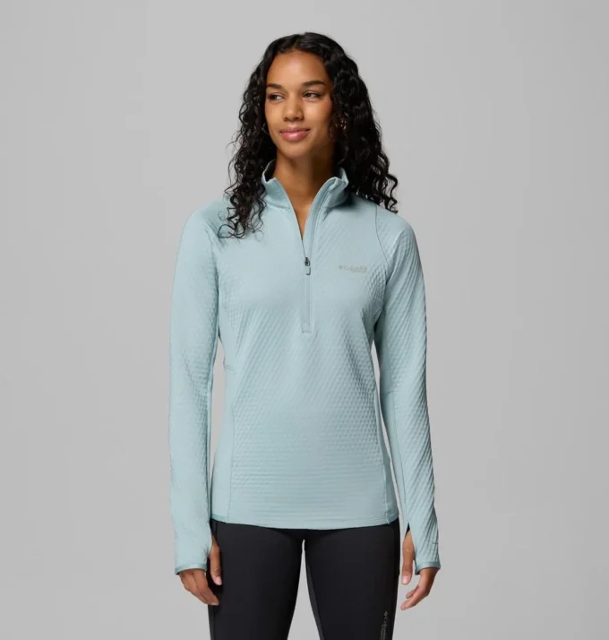 Sudadera con media cremallera Crystal Leaf™ Omni-Heat™ Helix para mujer Sudadera con media cremallera Crystal Leaf™ Omni-Heat™ Helix para mujer