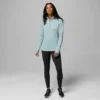 Sudadera con media cremallera Crystal Leaf™ Omni-Heat™ Helix para mujer Sudadera con media cremallera Crystal Leaf™ Omni-Heat™ Helix para mujer