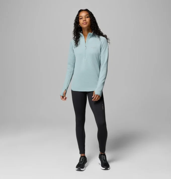 Sudadera con media cremallera Crystal Leaf™ Omni-Heat™ Helix para mujer Sudadera con media cremallera Crystal Leaf™ Omni-Heat™ Helix para mujer