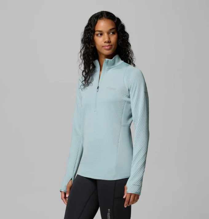 Sudadera con media cremallera Crystal Leaf™ Omni-Heat™ Helix para mujer Sudadera con media cremallera Crystal Leaf™ Omni-Heat™ Helix para mujer