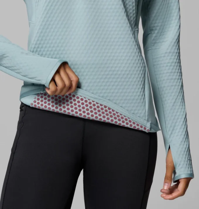 Sudadera con media cremallera Crystal Leaf™ Omni-Heat™ Helix para mujer Sudadera con media cremallera Crystal Leaf™ Omni-Heat™ Helix para mujer