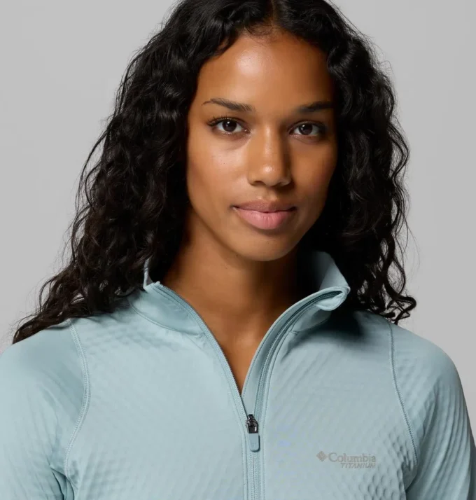 Sudadera con media cremallera Crystal Leaf™ Omni-Heat™ Helix para mujer Sudadera con media cremallera Crystal Leaf™ Omni-Heat™ Helix para mujer