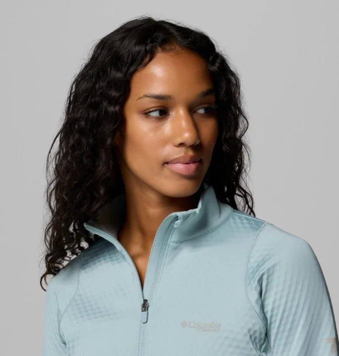 Sudadera con media cremallera Crystal Leaf™ Omni-Heat™ Helix para mujer Sudadera con media cremallera Crystal Leaf™ Omni-Heat™ Helix para mujer