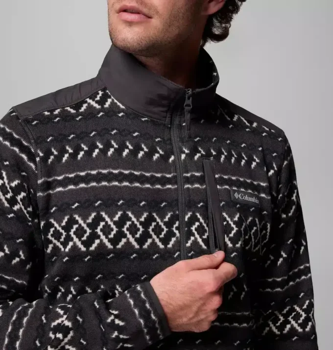 Sudadera con media cremallera estampada Men Sweater Weather™ II Sudadera con media cremallera estampada Men Sweater Weather™ II