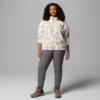 Sudadera corta con estampado Helvetia™ II y medio cierre de botones para mujer Sudadera corta con estampado Helvetia™ II y medio cierre de botones para mujer