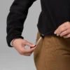 Sudadera corta de lana con medio broche Helvetia™ II para mujer