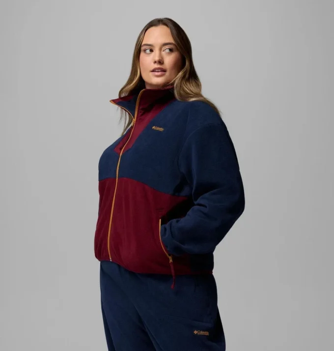 Sudadera de felpa con cremallera completa Sequoia Grove™ para mujer – Tallas grandes Sudadera de felpa con cremallera completa Sequoia Grove™ para mujer – Tallas grandes