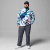 Sudadera de felpa con medio broche CSC x Disney para hombre – Talla grande Sudadera de felpa con medio broche CSC x Disney para hombre – Talla grande