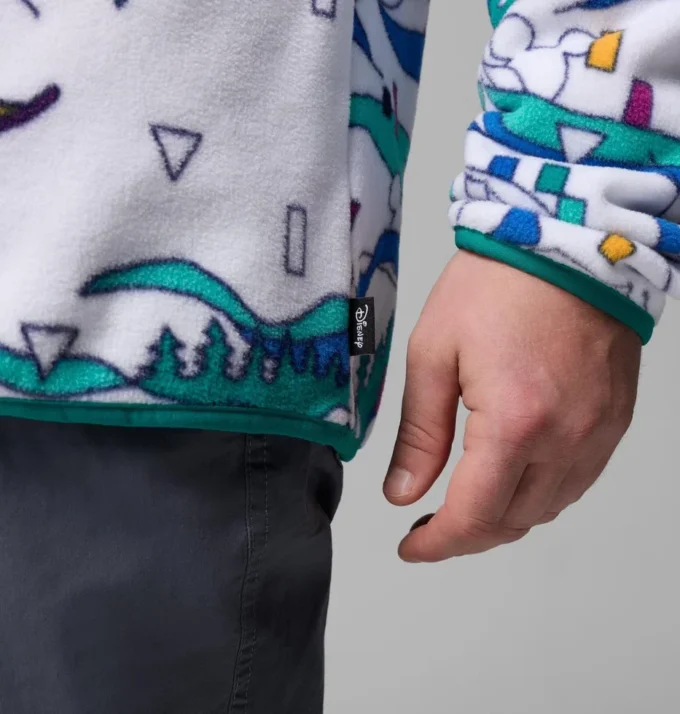 Sudadera de felpa con medio broche CSC x Disney para hombre – Talla grande Sudadera de felpa con medio broche CSC x Disney para hombre – Talla grande