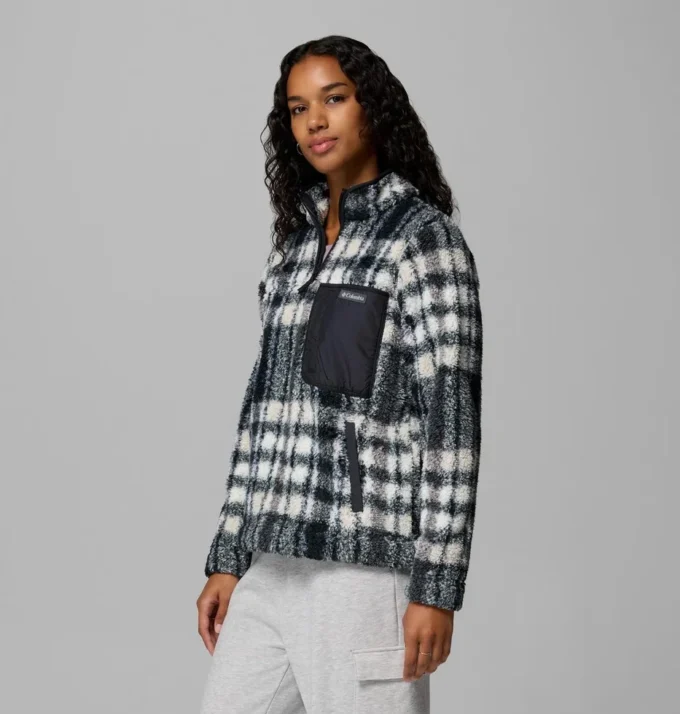Sudadera de lana con cremallera corta West Bend™ para mujer Sudadera de lana con cremallera corta West Bend™ para mujer