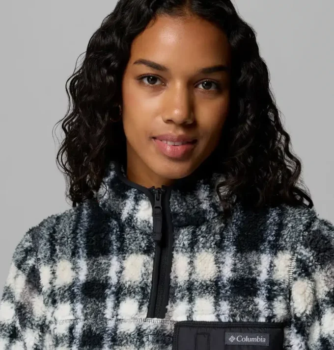 Sudadera de lana con cremallera corta West Bend™ para mujer Sudadera de lana con cremallera corta West Bend™ para mujer