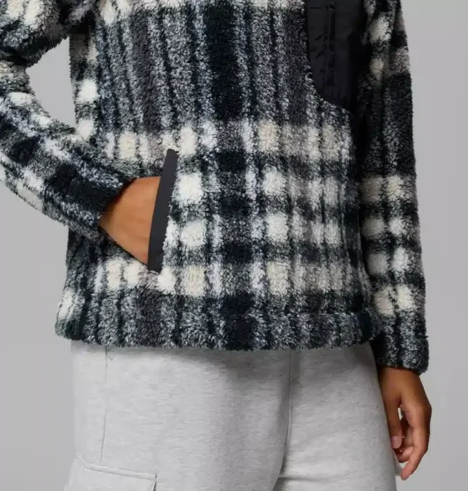 Sudadera de lana con cremallera corta West Bend™ para mujer Sudadera de lana con cremallera corta West Bend™ para mujer