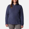Sudadera de lana con media cremallera Glacial™ IV para mujer – Tallas grandes
