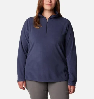 Sudadera de lana con media cremallera Glacial™ IV para mujer – Tallas grandes