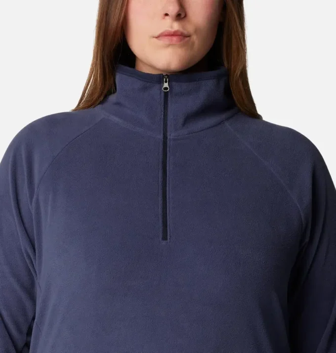 Sudadera de lana con media cremallera Glacial™ IV para mujer – Tallas grandes