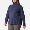 Sudadera de lana con media cremallera Glacial™ IV para mujer – Tallas grandes