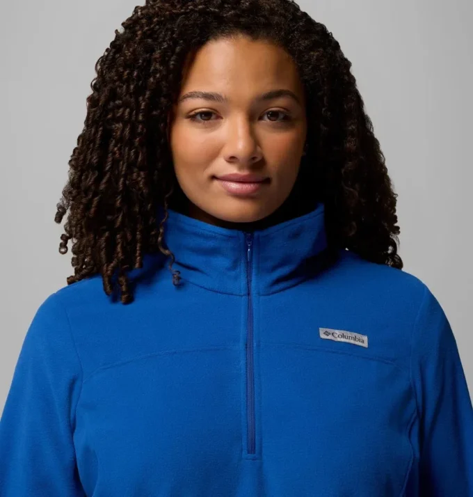Sudadera de lana con media cremallera Lake Aloha™ para mujer – Tallas grandes Sudadera de lana con media cremallera Lake Aloha™ para mujer – Tallas grandes