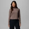 Sudadera de manga larga con cuello alto Granite Point™ para mujer