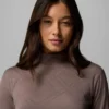 Sudadera de manga larga con cuello alto Granite Point™ para mujer