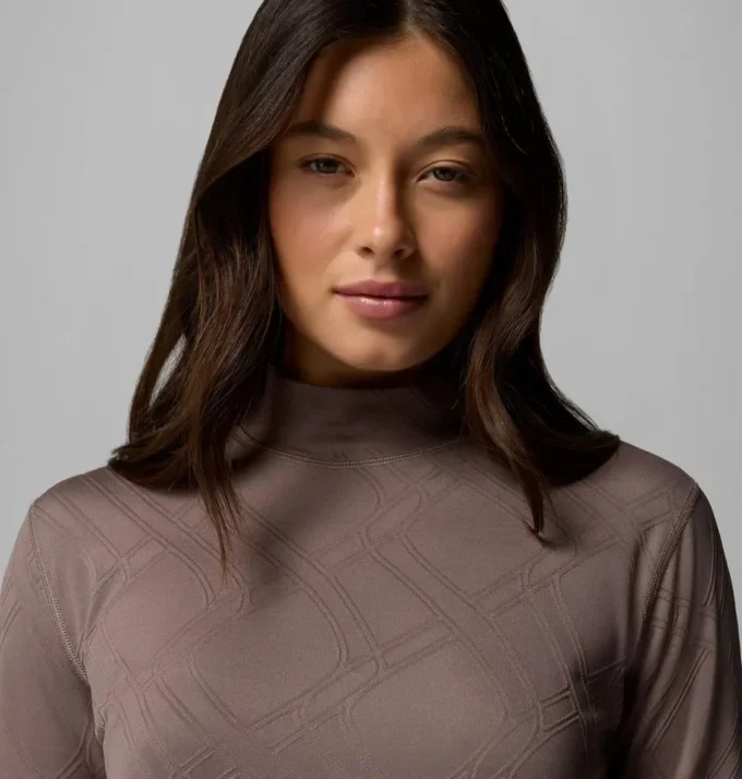 Sudadera de manga larga con cuello alto Granite Point™ para mujer
