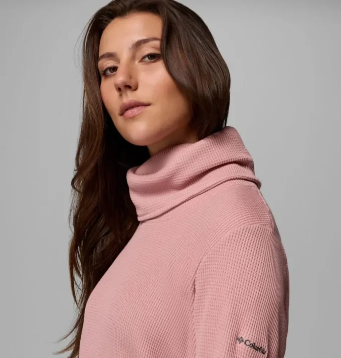 Suéter con cuello vuelto Holly Hideaway™ Waffle para mujer