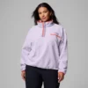 Suéter corto de lana con medio broche Helvetia™ II para mujer – Talla grande Suéter corto de lana con medio broche Helvetia™ II para mujer – Talla grande