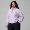 Suéter corto de lana con medio broche Helvetia™ II para mujer – Talla grande Suéter corto de lana con medio broche Helvetia™ II para mujer – Talla grande